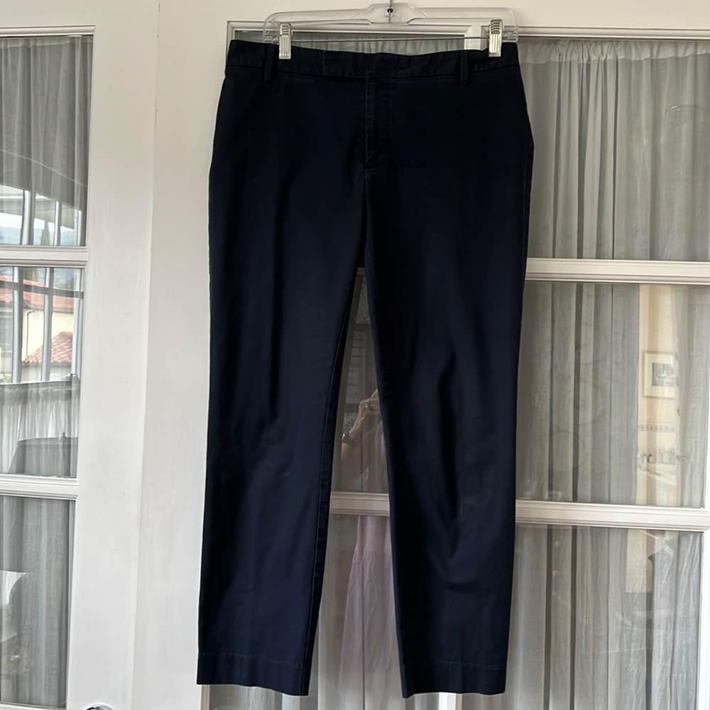 GAP Navy Cropped Ankle Pants